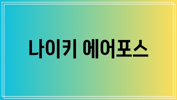 나이키 에어포스