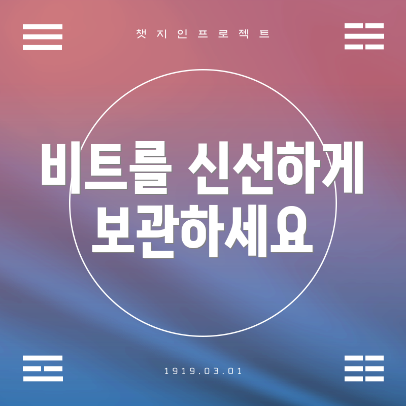 비트를 신선하게 보관하세요