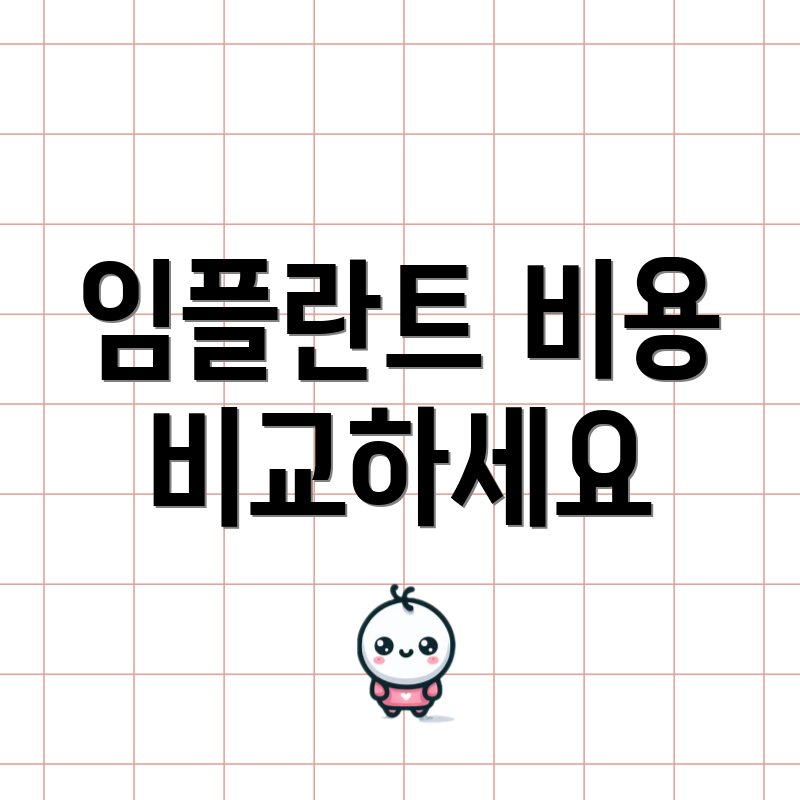 임플란트 비용 비교하세요