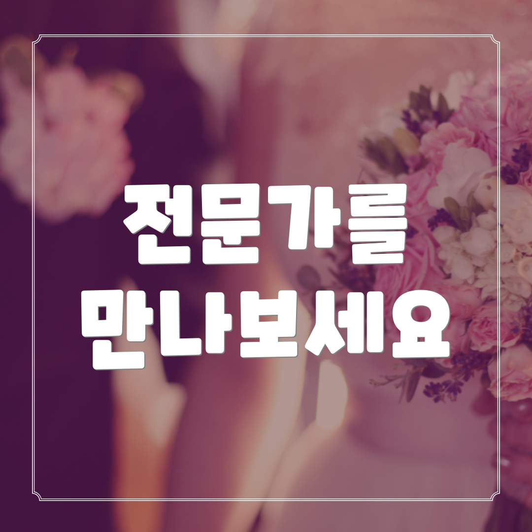 전문가를 만나보세요