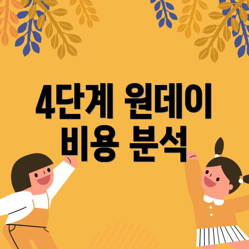 4단계 원데이 비용 분석