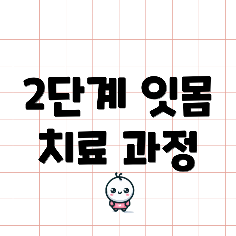 2단계 잇몸 치료 과정