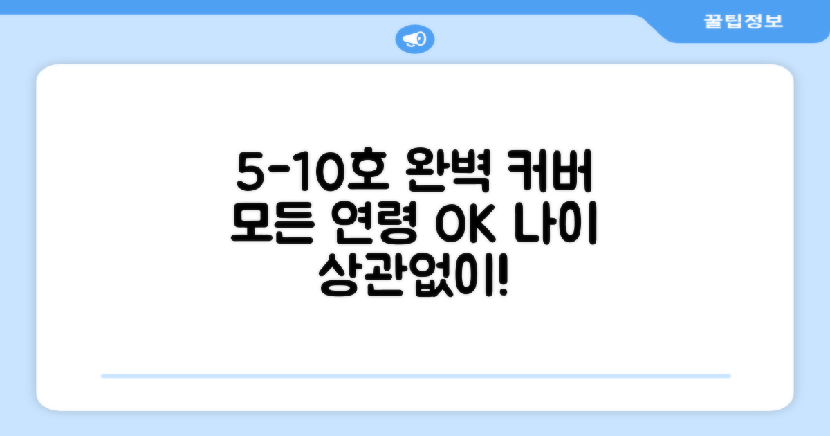 5호-10호, 모든 연령대 커버