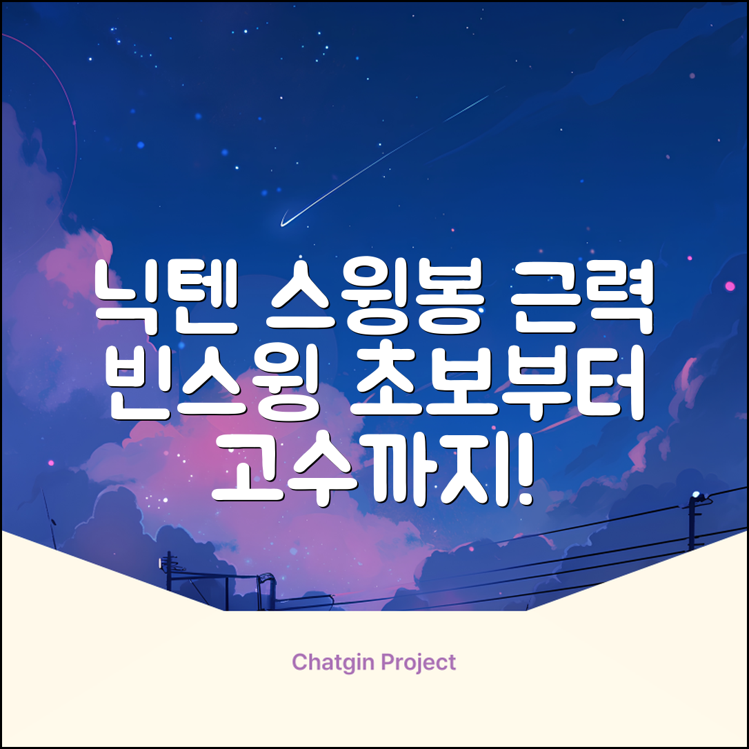 닉텐 배드민턴 스윙연습봉 - 근력강화 및 빈스윙연습, 1개, 스윙연습기 추천 리뷰