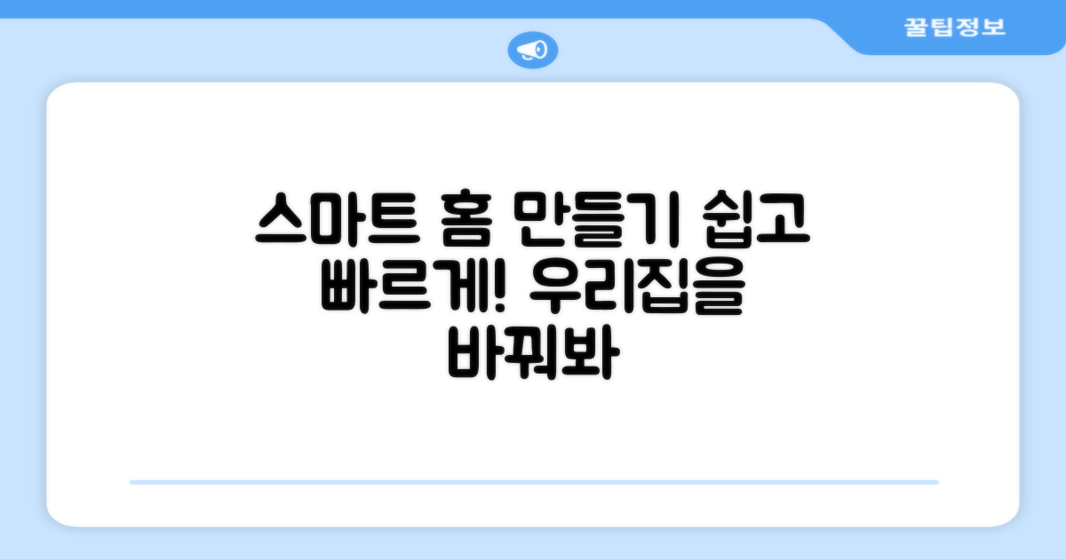 당신의 집을 스마트하게!