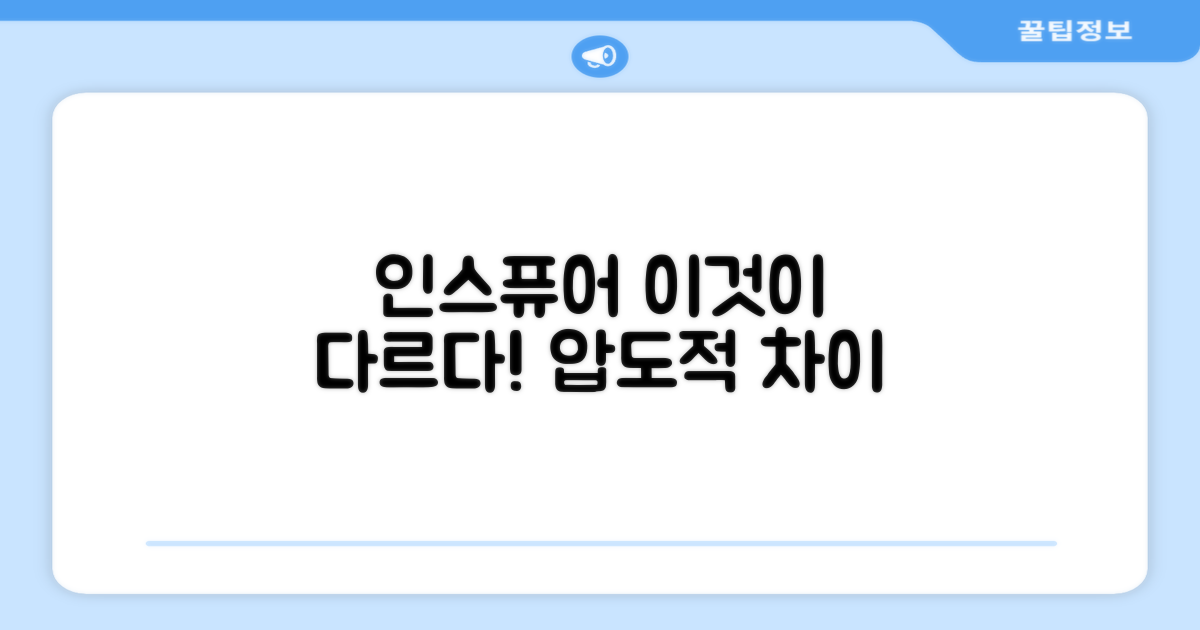 인스퓨어 기능, 무엇이 다를까?