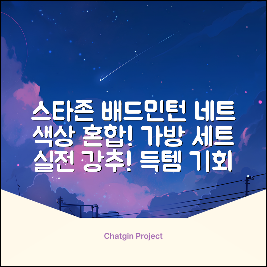 스타존 배드민턴 그물 네트 + 가방, 혼합색상, 1세트 추천 리뷰