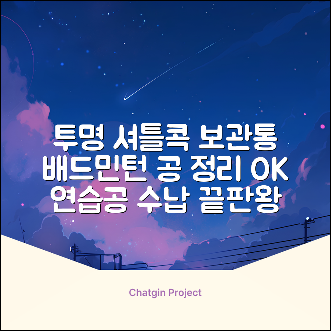 셔틀콕 보관통 원형 투명 배드민턴 공 보관 정리 체육관 연습공 수납 디스펜서 케이스, 투명20cm(5콕), 1개, 1개입 추천 리뷰