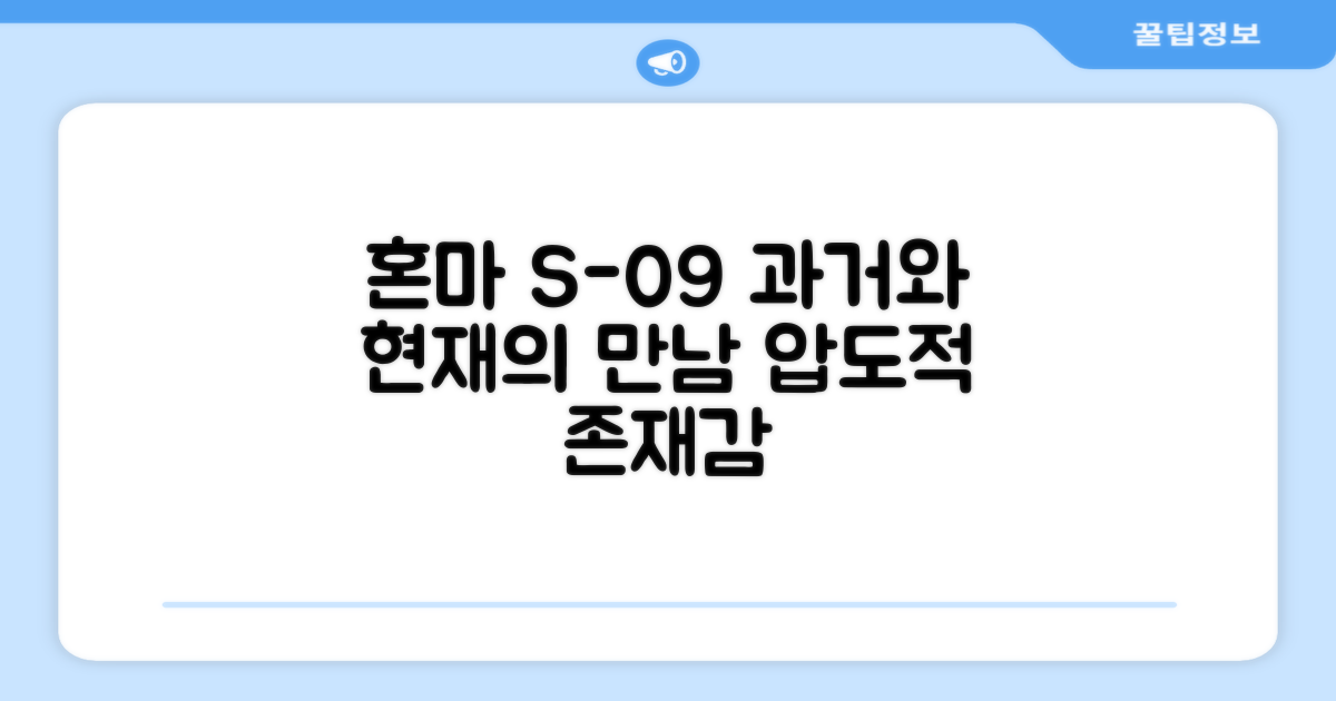 혼마 S-09: 과거와 현재
