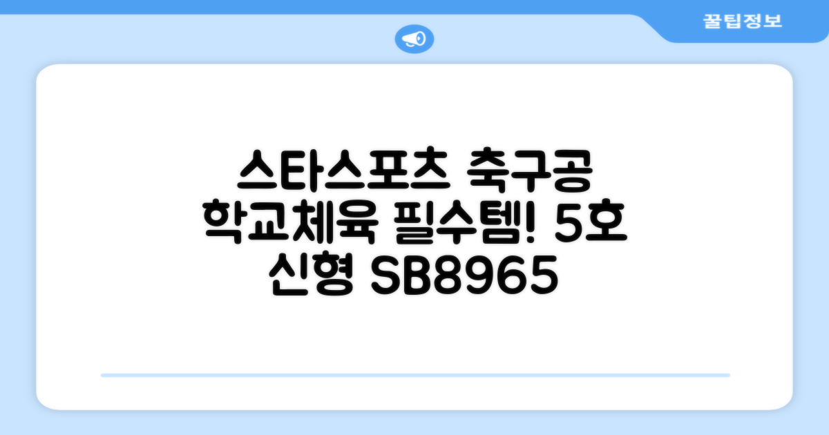 스타스포츠 축구공 스쿨 /5호/신형/학교체육, SB8965, 1개 추천 리뷰